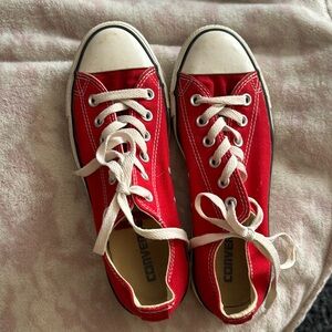 Slightly used red women’s size 8 Converse